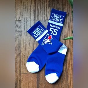 Blue Jays Socks #55 Martin BNWOT